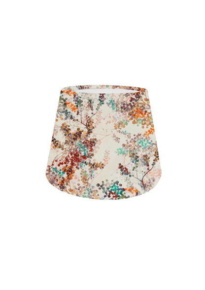 Giverny Botanical Pervenche Green Citroulle Orange Empire Lampshade Ceiling Light / Table Lamp / Pendant