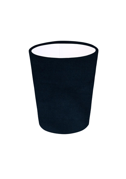 New Handmade Navy Velvet Decorative  Waste Paper Bin, Colourful Home Decor Office Bedroom Bin, Made in UK