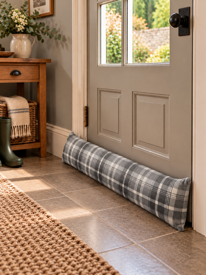 Tartan Pattern Draught Excluder (33" x 8")
