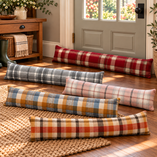 Tartan Pattern Draught Excluder (33" x 8")