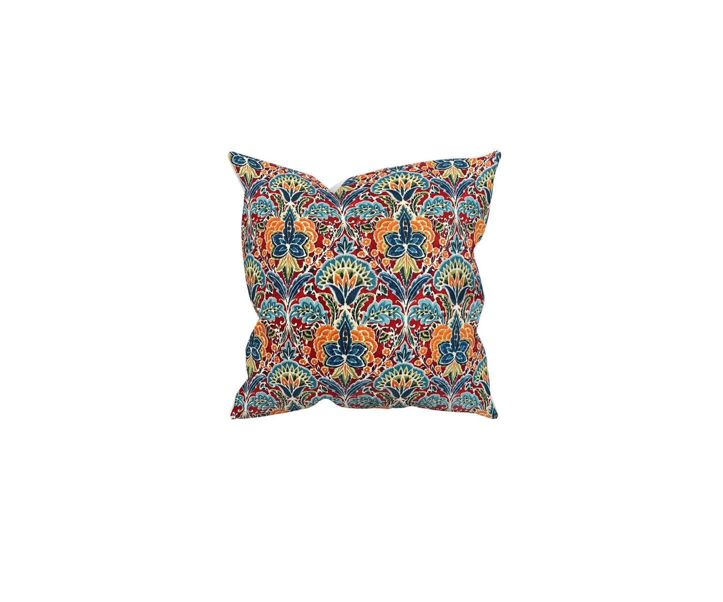 Rhapsody Ruby Cushions with Fillers Various Sizes 28cm - 60cm, Colourful Modern Home Furniture Decoration, Vibrant Colours, Floral