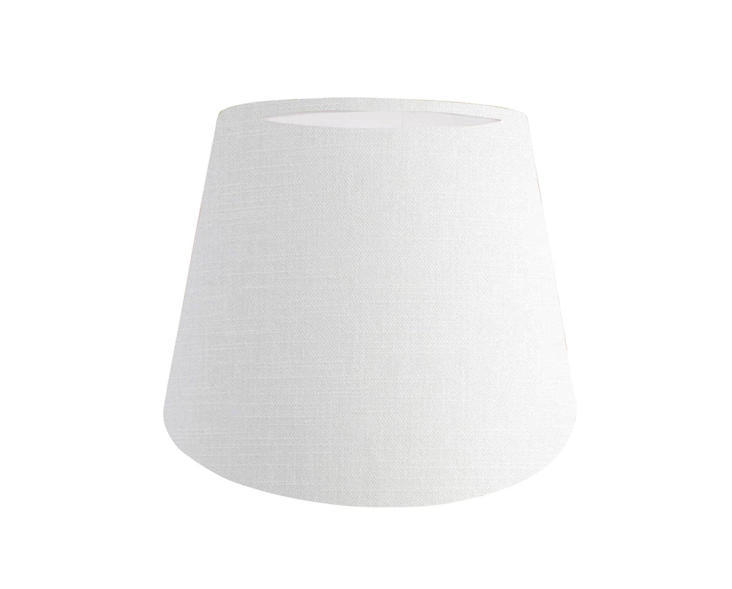Leanne White Linen Empire Lampshade Ceiling Light / Table Lamp / Pendant, Colourful Home Decor, Made in UK
