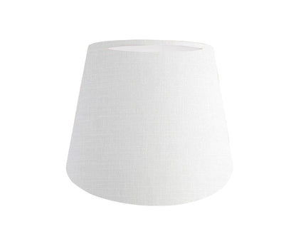 Leanne White Linen Empire Lampshade Ceiling Light / Table Lamp / Pendant, Colourful Home Decor, Made in UK