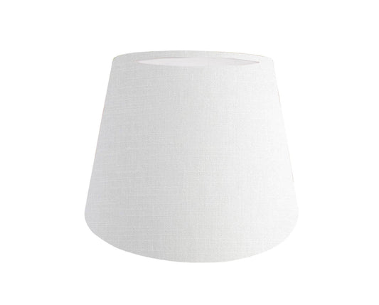 Leanne White Linen Empire Lampshade Ceiling Light / Table Lamp / Pendant, Colourful Home Decor, Made in UK