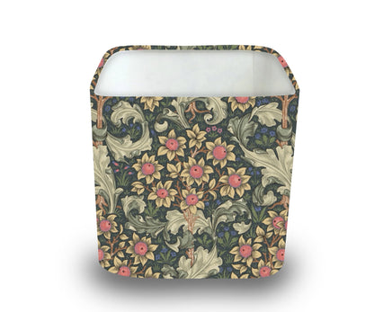 Handmade William Morris Rounded Square Lampshade, Table/Ceiling