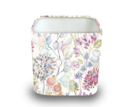 Handmade Hedgerow Lotus Cream Rounded Square Lampshade, Table/Ceiling