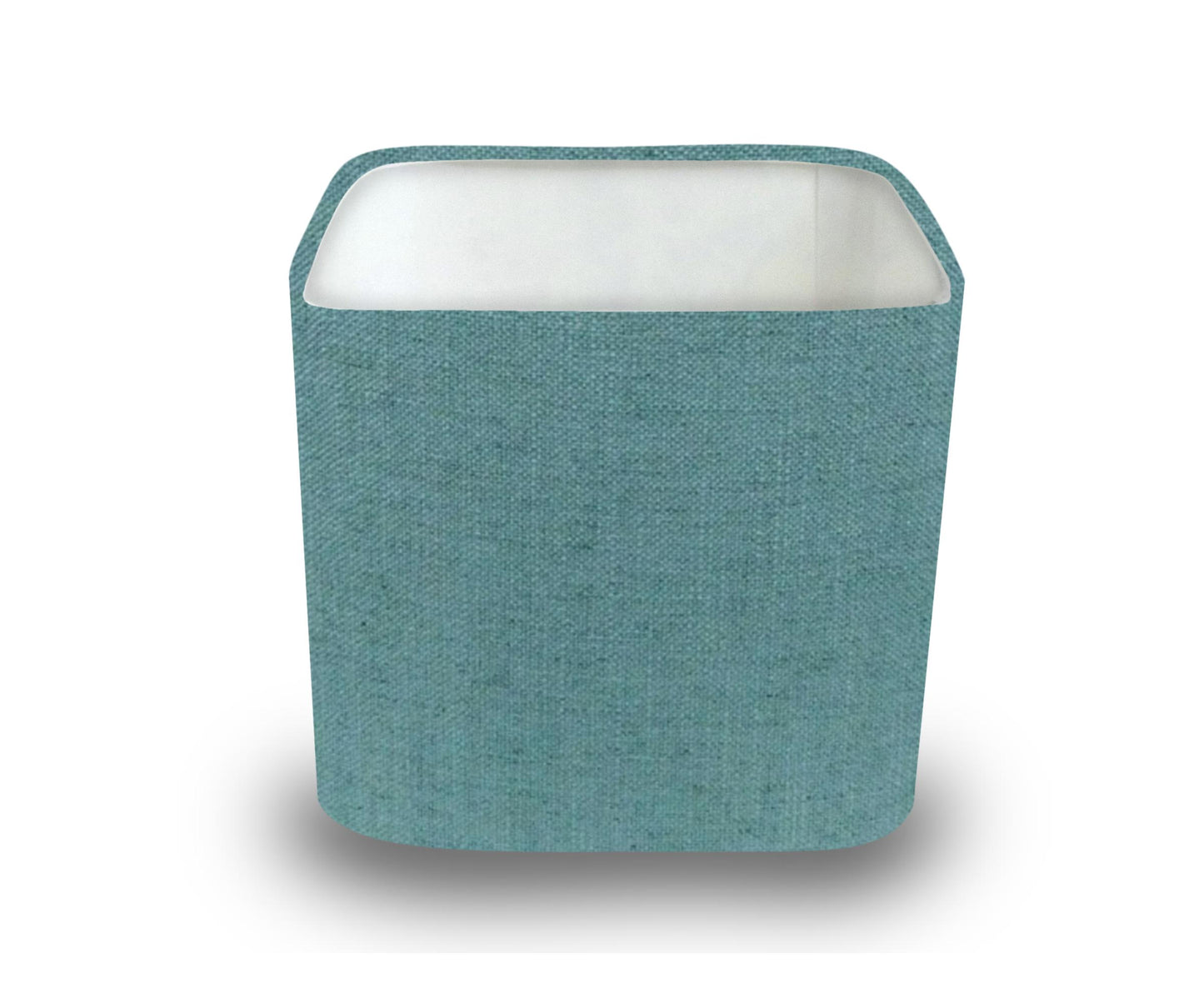 Plain Linen Rounded Square Lampshade, Table/Ceiling