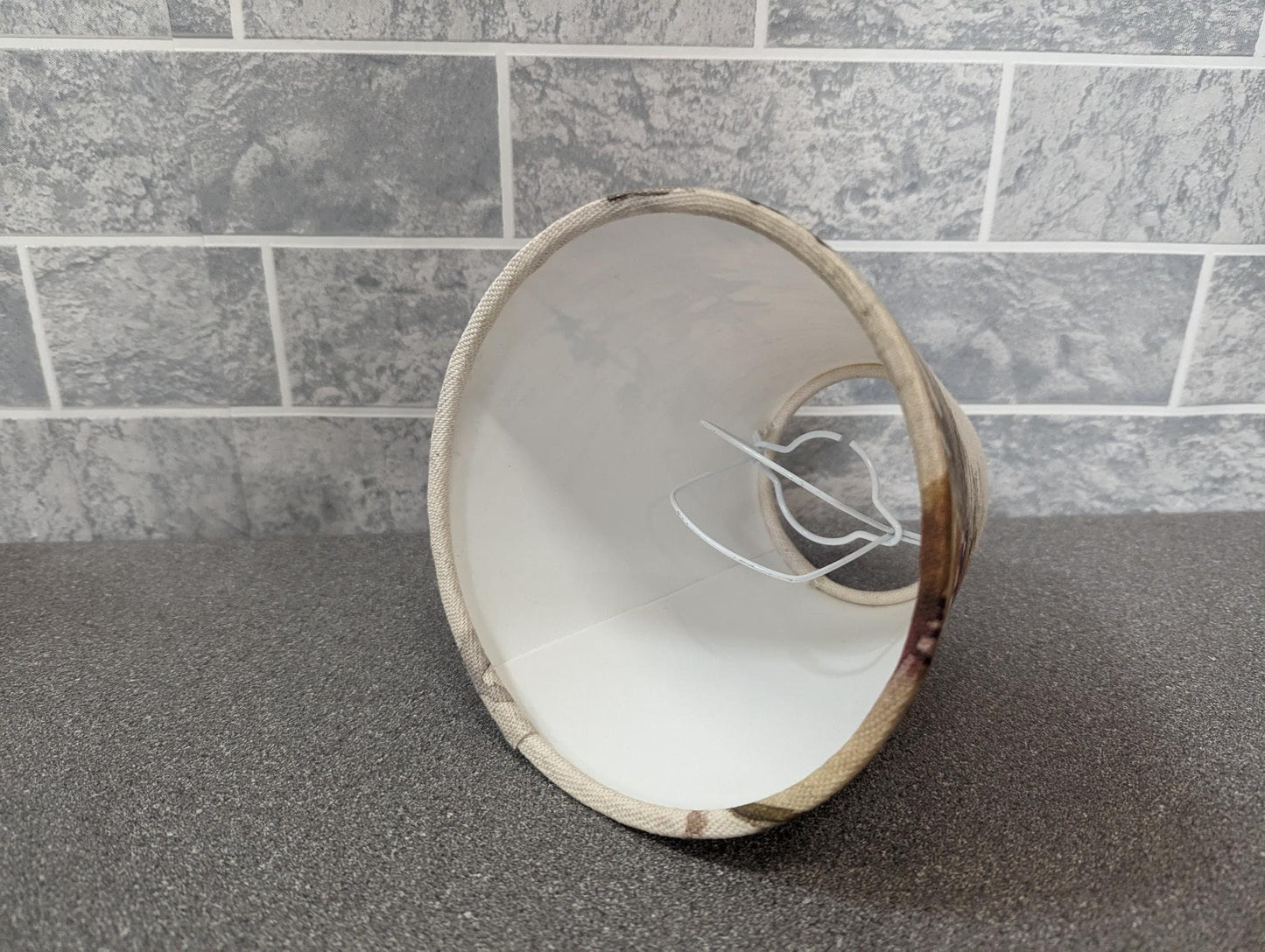 Handmade VOYAGE/Fryetts/Bauhaus, Monkey, Rufus, Burley, Stag CANDLE SHADE Small lamp shade, Nature Theme Natural Woodland Floral Home, Uk