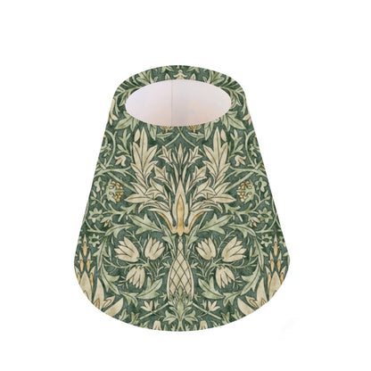 Handmade William Morris CANDLE SHADE || Small lamp shade, Colourful Home Decor Gift, Small Light Shade, Made in Uk, Snakeshead Wine, Forest