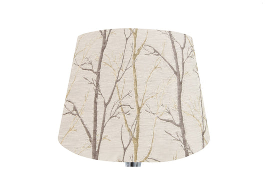 Fibre Naturelle Burley Silver Birch Empire Lampshade Ceiling Light / Table Lamp / Pendant, Colourful Home Decor, Made in UK