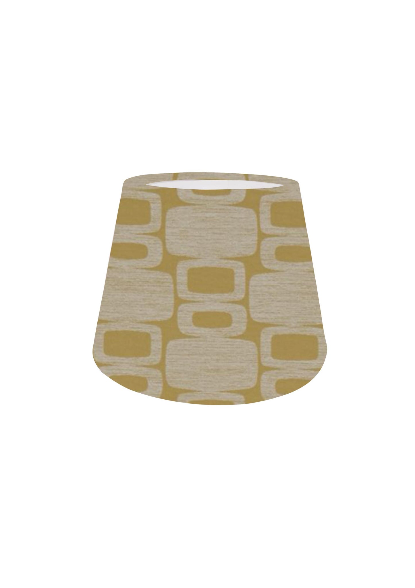 Fryetts Apollo in Burnt Orange or Ochre Empire Lampshade Ceiling Light / Table Lamp / Pendant, Home Decor, Handmade in UK, Geometric