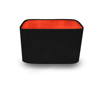 Black with Metallic Mirrored/ Brushed/ 3M Interior Curved Rectangle Lampshades/Pendant