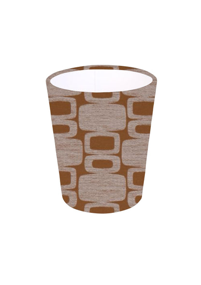 New Handmade Fryetts Apollo in Burnt orange or Ochre Waste Paper Bin, Colourful Home Decor Office Bedroom Bin, Made in UK