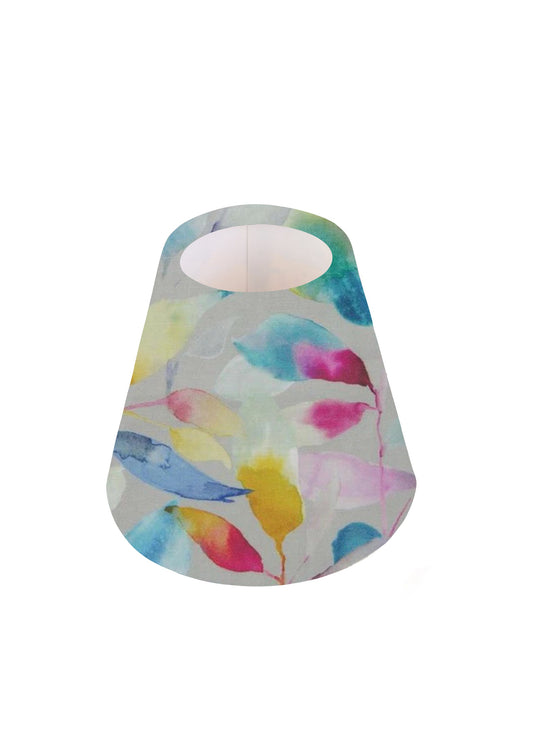 Handmade VOYAGE Lotus Stone Brympton CANDLE SHADE || Small lamp shade, Colourful Home Decor Gift, Small Light Shade, Made in Uk, Pink, Blue
