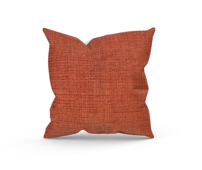 Monument Rust Orange Cushion with Filler Various Sizes 36cm, 40cm,  43cm , 50cm, Colourful Furniture Home Decor, Made in UK
