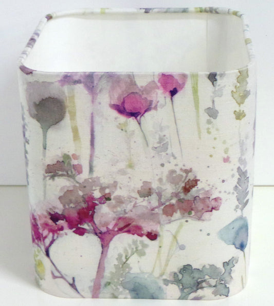 Handmade VOYAGE ILINIZAS SUMMER Colours Rounded Square Lampshade, Table/Ceiling