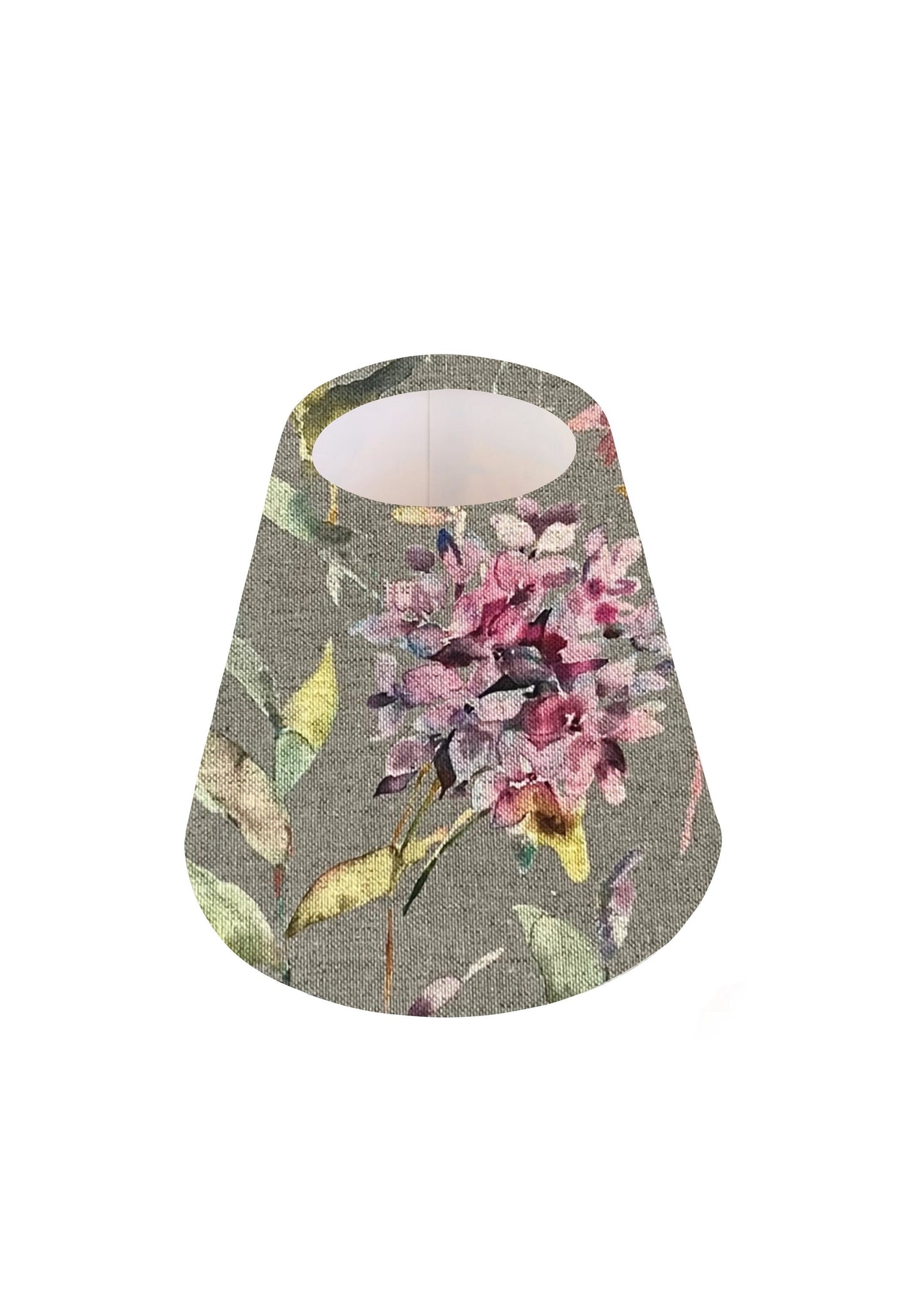 Handmade Giardino Elderberry Floral CANDLE SHADE || Small lamp shade, Colourful Home Decor Gift, Small Light Shade, Made in Uk