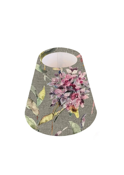 Handmade Giardino Elderberry Floral CANDLE SHADE || Small lamp shade, Colourful Home Decor Gift, Small Light Shade, Made in Uk