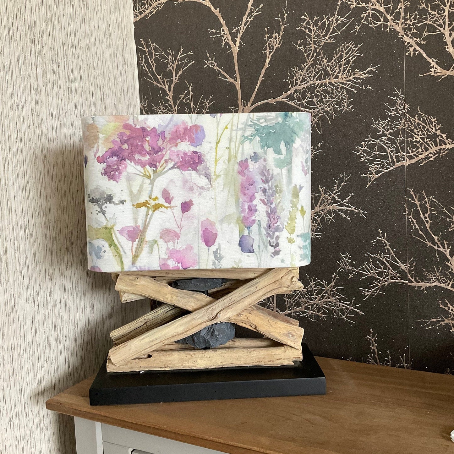 Handmade VOYAGE ILINIZAS SUMMER Colours Rounded Square Lampshade, Table/Ceiling