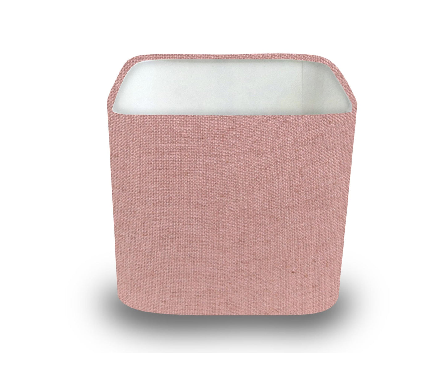 Plain Linen Rounded Square Lampshade, Table/Ceiling