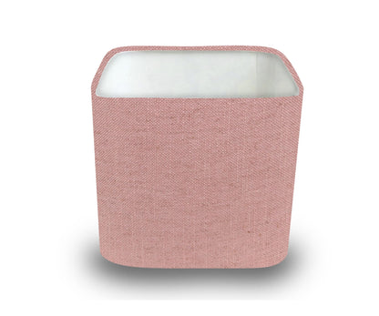 Plain Linen Rounded Square Lampshade, Table/Ceiling