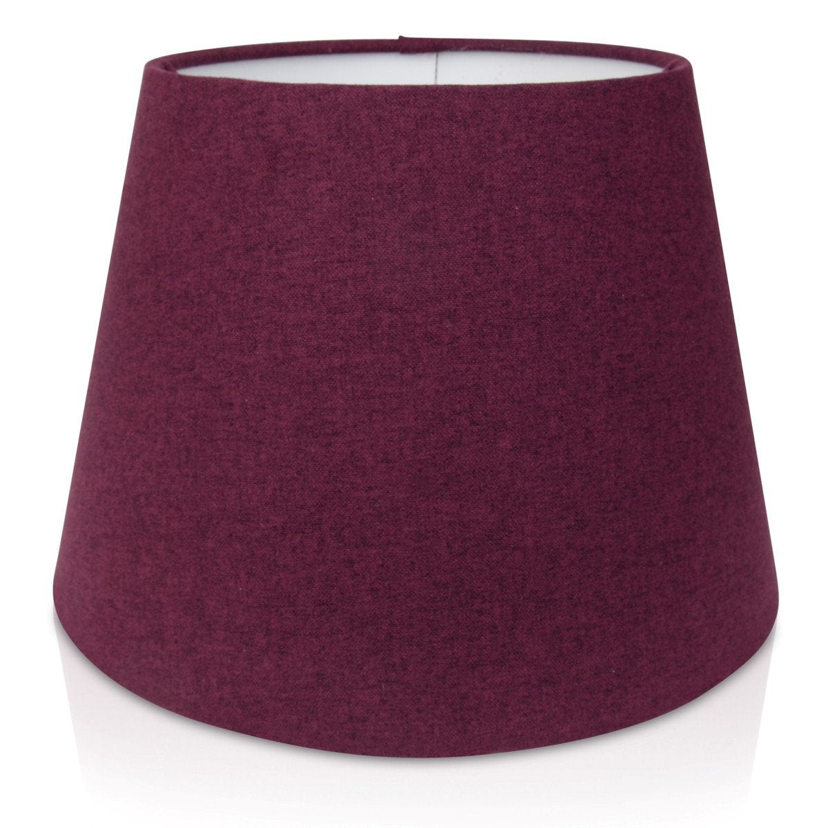 Recycled Damson Purple Brushed Linen Style EMPIRE Lampshades / Pendant Shade / Table