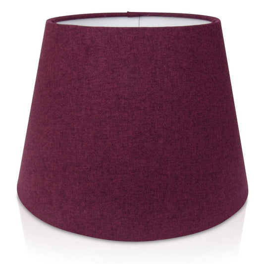 Recycled Damson Purple Brushed Linen Style EMPIRE Lampshades / Pendant Shade / Table