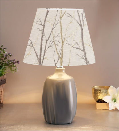 Fibre Naturelle Burley Silver Birch Empire Lampshade Ceiling Light / Table Lamp / Pendant, Colourful Home Decor, Made in UK