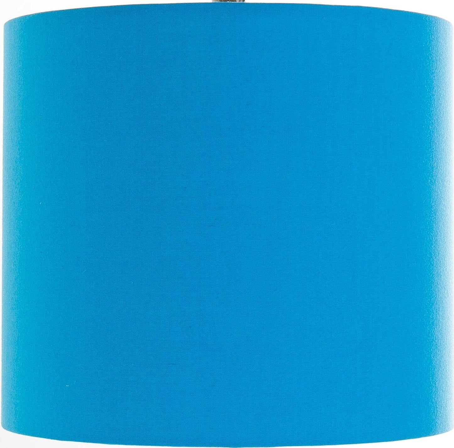 Plain Peacock Blue Drum Lampshade